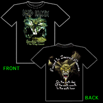 iced earth t shirt